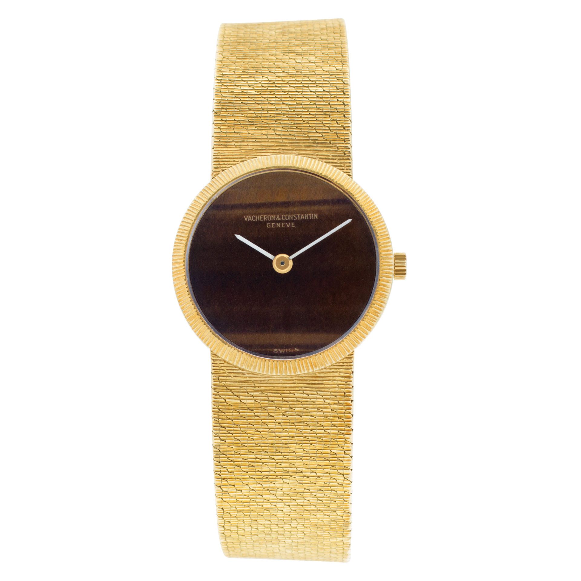 Pre-owned Vacheron Constantin Classic 6898 18k Tiger-Eye dial