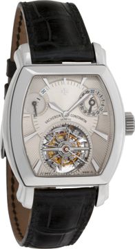 Vacheron Constantin Malte Tonneau Tourbillon 30066/2 Platinum Silver dial 36mm