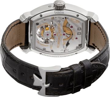Vacheron Constantin Malte Tonneau Tourbillon 30066/2 Platinum Silver dial 36mm