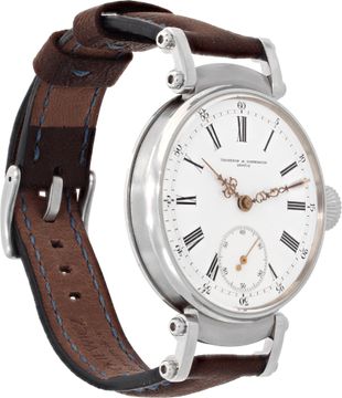 Vacheron Constantin pocket watch xxx Stainless Steel White dial 45mm Manual watc