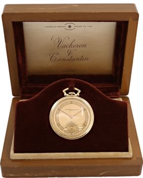 Vacheron Constantin pocket watch in 14k rose gold