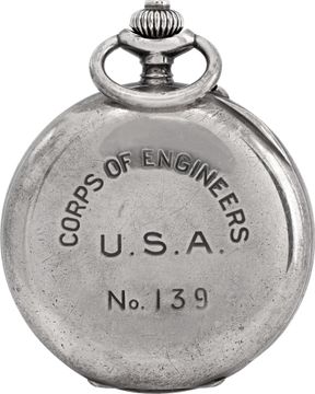 Vacheron Constantin pocket watch 0.900 silver "Corps Of Engineers"