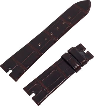 Van Cleef & Arpels Brown Alligator Strap (19mm x 16mm) Watch Strap Collection