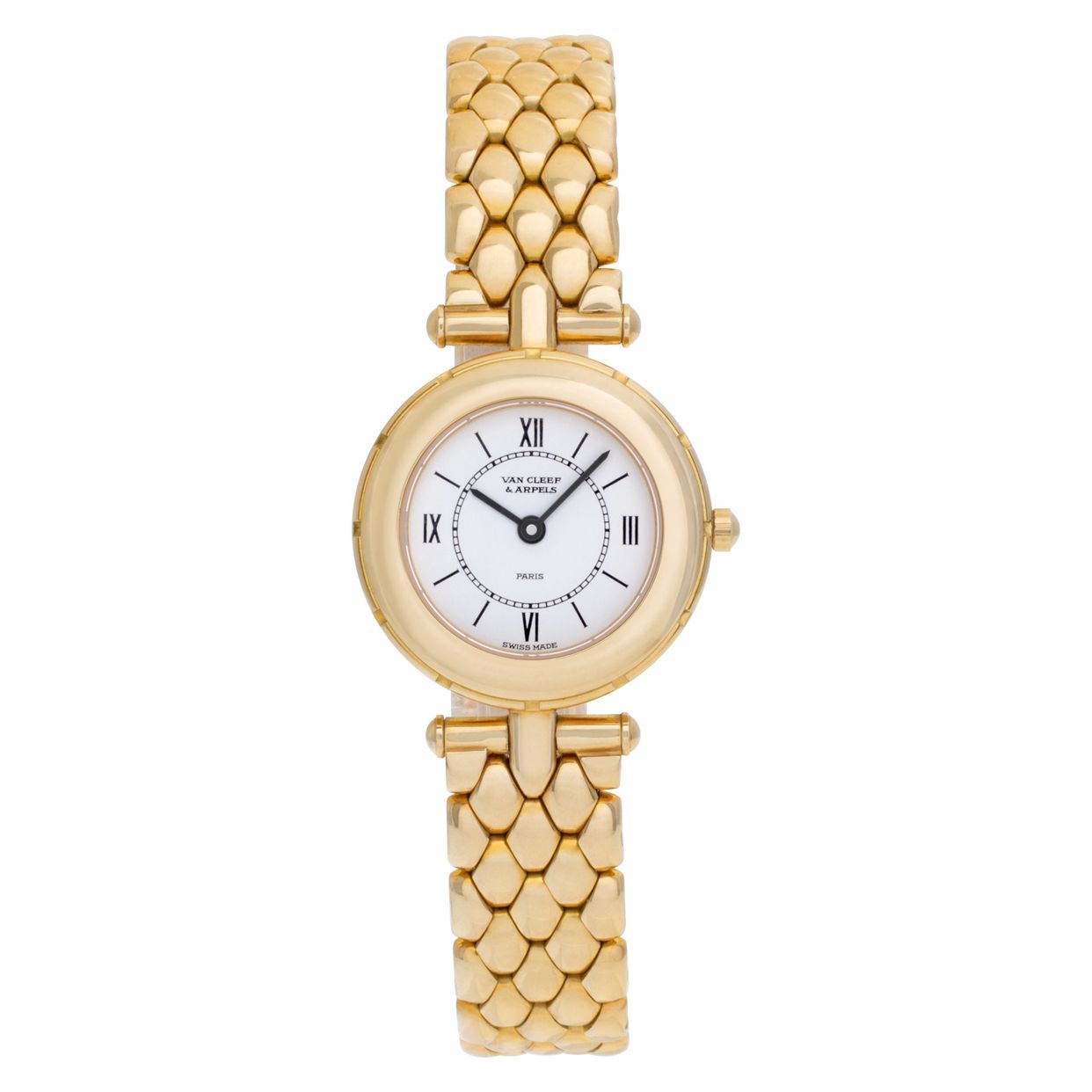 Van Cleef & Arpels ゴールド時計箱 Macklowe Gallery | Mid-century Van Cleef & Arpels Paris 18K Gold