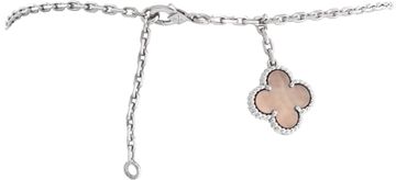 Van Cleef & Arpels Magic Alhambra Chalcedony necklace 6 motifs