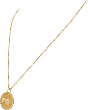Van Cleef & Arpels Medal Aries necklace in 18k yellow gold