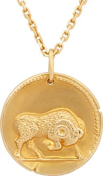 Van Cleef & Arpels Medal Aries necklace in 18k yellow gold