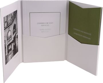 Van Cleef & Arpels Vintage Alhambra diamond pendant in 18k white gold