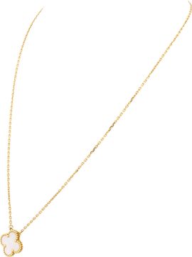 Vintage Alhambra Pendant 18k Yellow gold mother of pearl