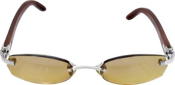 Vintage Cartier Glasses with Wood Temples Vintage Cartier Glasses with Wood Temples Glasses Collection