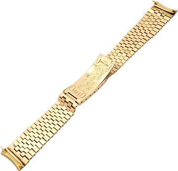 Vintage Rolex link bracelet in 18k yellow gold from 1958