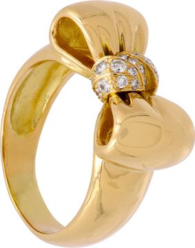 Vintage Van Cleef & Arpels Diamond bow ring