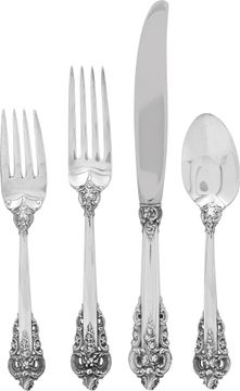 Wallace Grand Baroque Sterling Silver Flatware Sterling Silver Collection