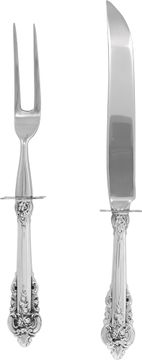 Wallace Grand Baroque Sterling Silver Flatware set - 99 total pieces