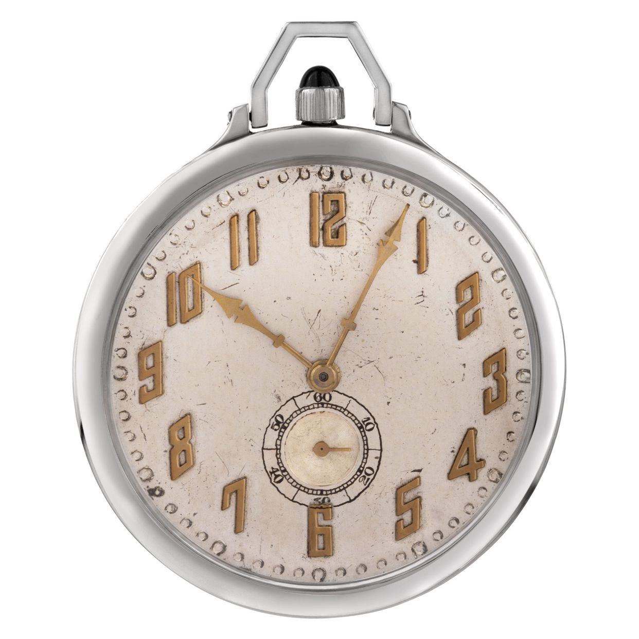 Pre-owned Waltham pocket watch platinum 42mm watch | Gray & Sons
