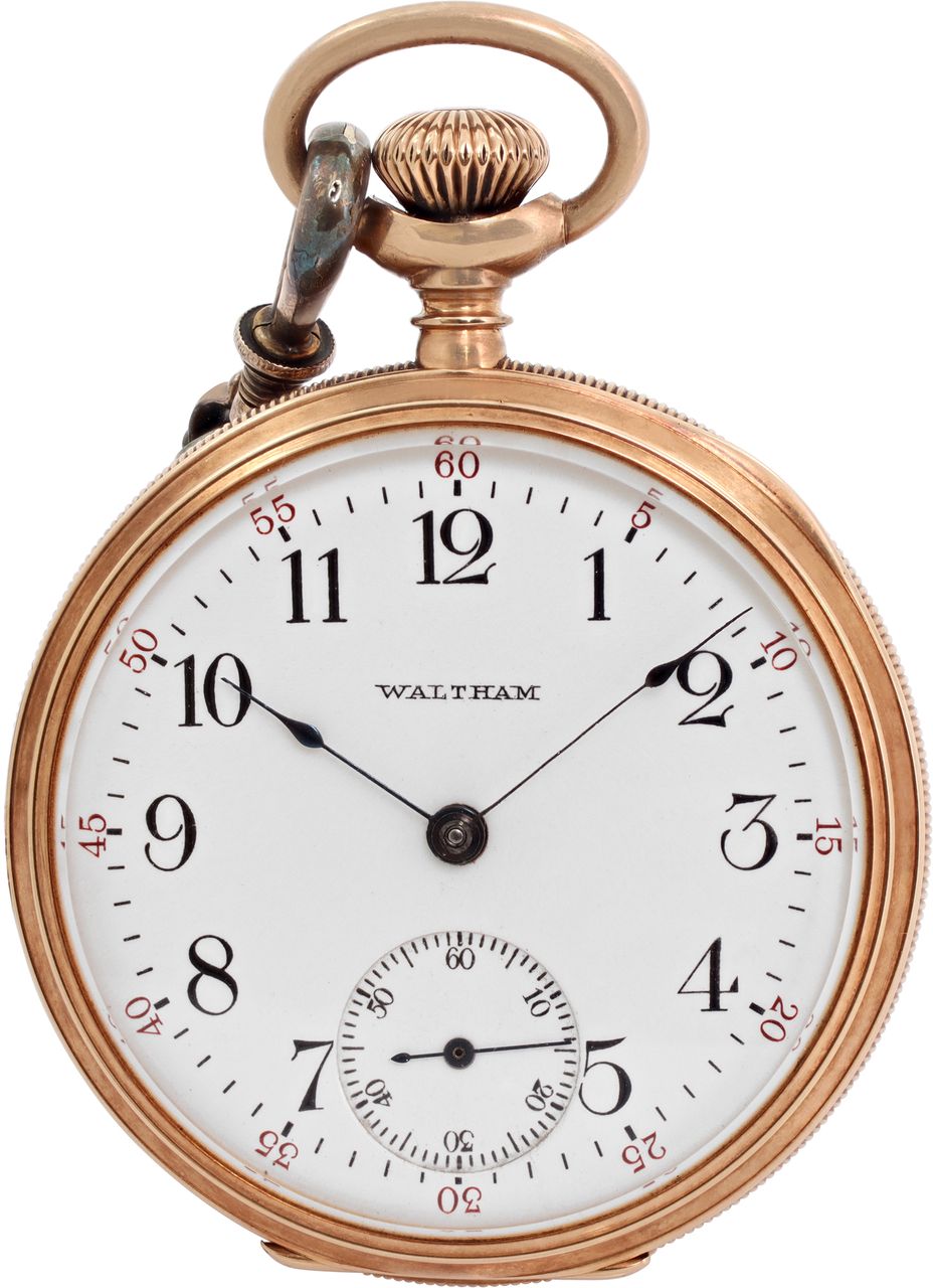 Used Waltham pocket watch 155639 14k 48mm Manual watch | Gray & Sons