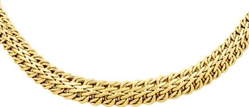 Woven Multi-Strand Necklace in 18k yellow gold Made in Italy
