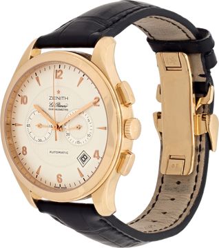 Zenith El Primero 18.0520.4002 18k rose gold White dial 44mm Automatic watch