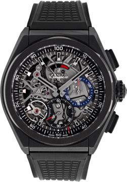 Zenith El Primero "Defy 21 Skeleton Dial Ceramic Chronograph" 44mm 49.9000.9004 Mens Watch Collection