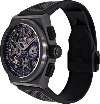 Zenith El Primero "Defy 21 Skeleton Dial Ceramic Chronograph" 49.9000.9004 Stain