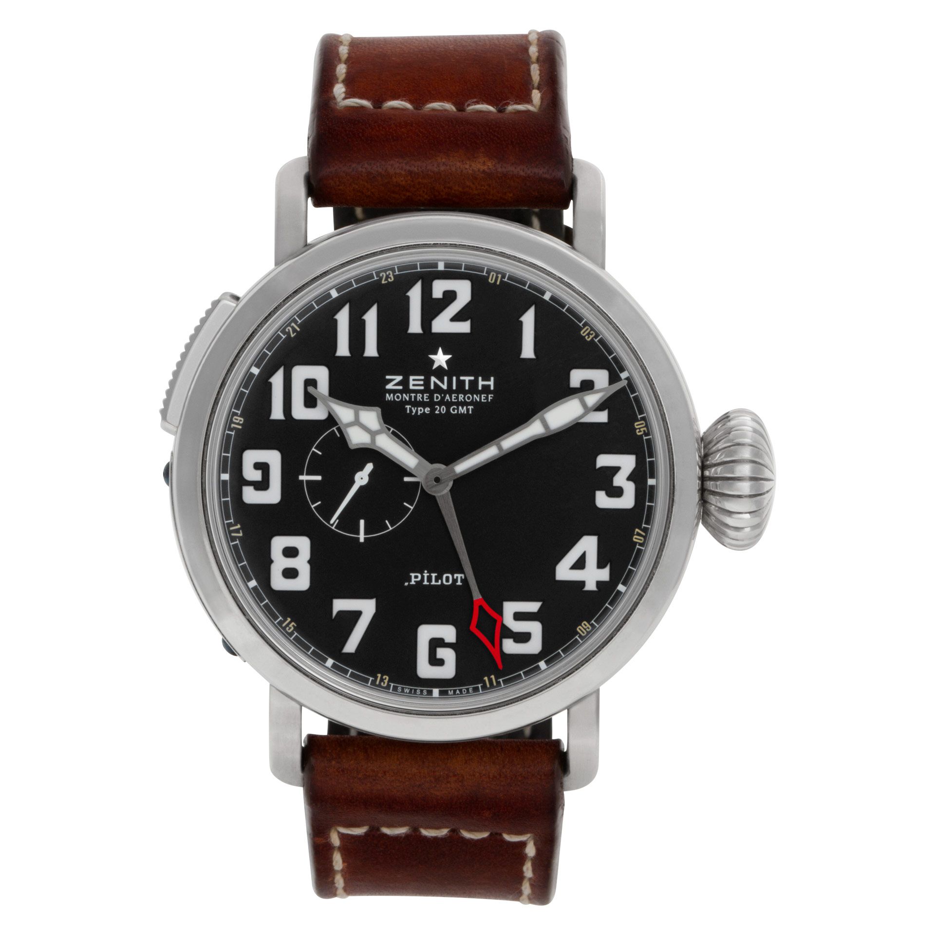 Preowned Zenith Pilot Montre D'Aeronef 